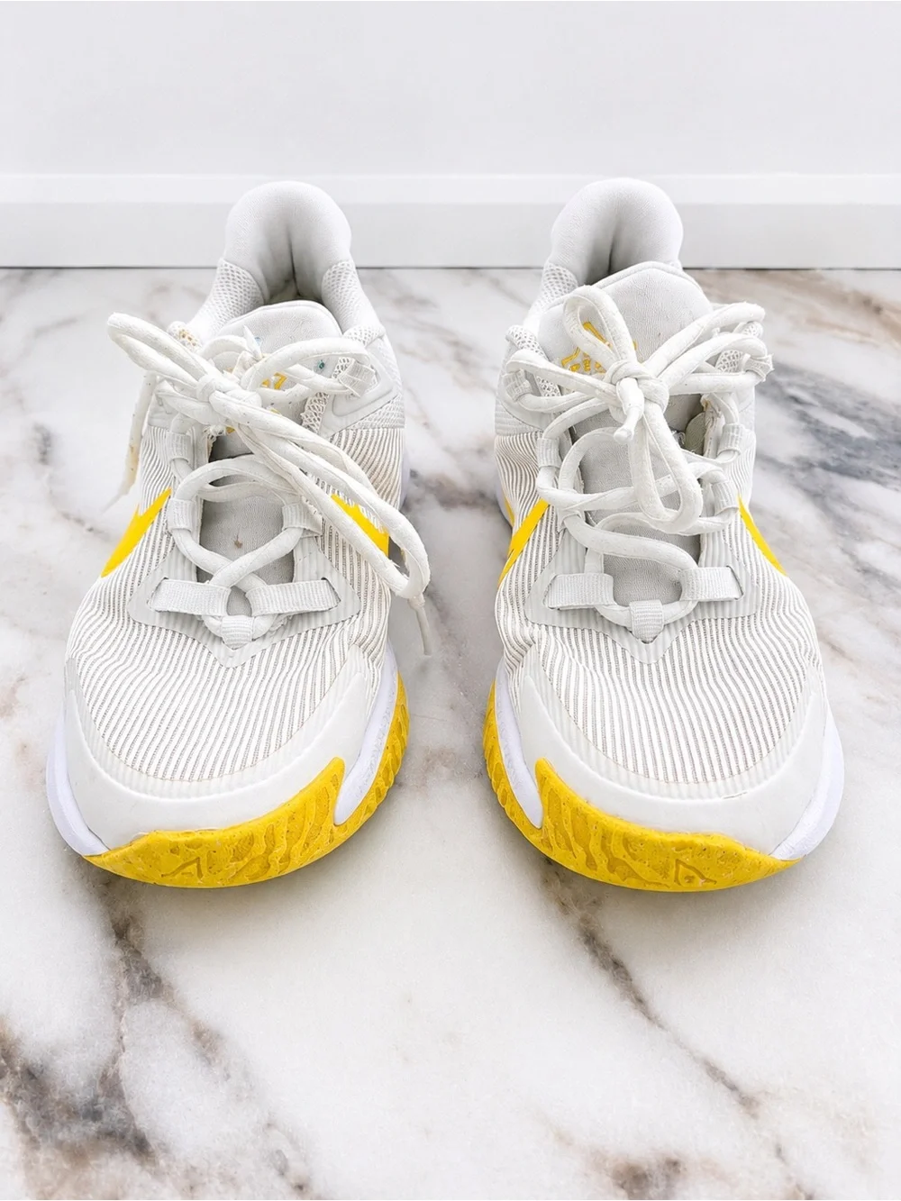 Nike Star Runner 4 NN Summit White Opti Yellow Sneakers | Youth 4Y - Picture 6 of 15